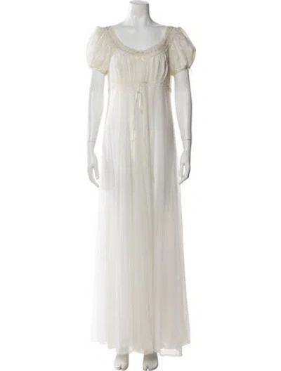 Pre-owned Vintage - Unbranded Vintage 'ariana' Nightgown In Neutral