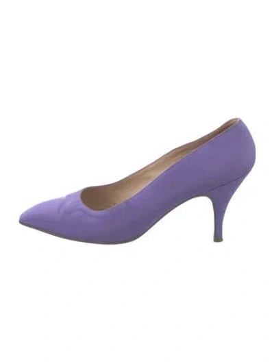 Pre-owned Vintage - Unbranded Vintage Balestra Roma Pumps In Purple