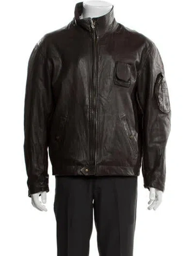 Pre-owned Vintage - Unbranded Vintage Bomber Jacket In Brown