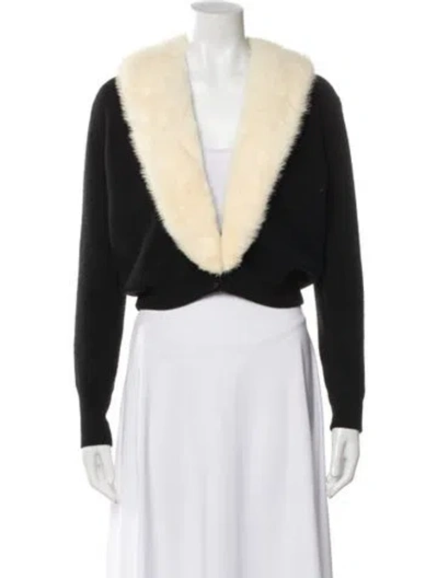 Pre-owned Vintage - Unbranded Vintage Cashmere Bolero In Black
