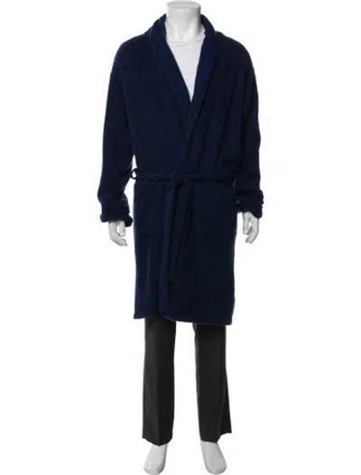 Pre-owned Vintage - Unbranded Vintage Cashmere Robe In Blue
