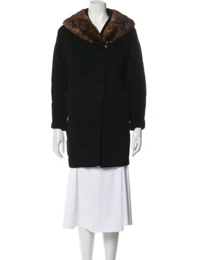 Pre-owned Vintage - Unbranded Vintage Coat In Black