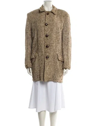Pre-owned Vintage - Unbranded Vintage Coat In Neutral