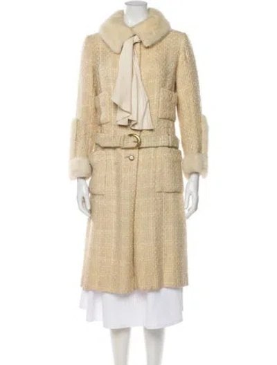 Pre-owned Vintage - Unbranded Vintage Coat In Neutral