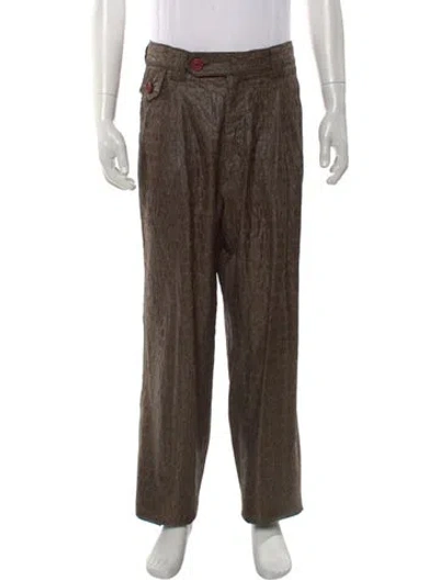 Pre-owned Vintage - Unbranded Vintage Dress Pants In Brown