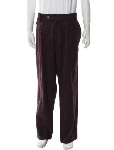 Pre-owned Vintage - Unbranded Vintage Dress Pants In Burgundy