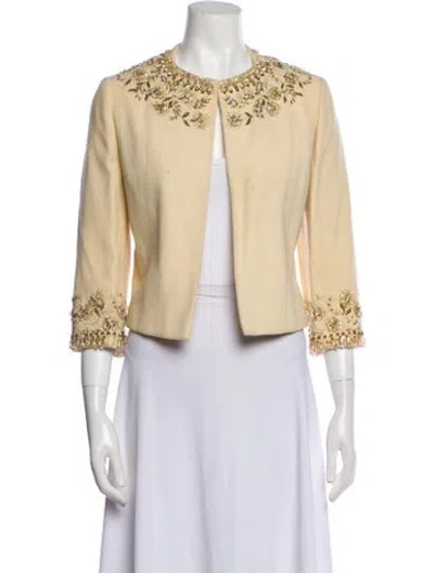 Pre-owned Vintage - Unbranded Vintage Evening Jacket In Neutral