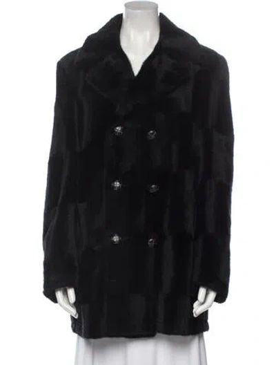 Pre-owned Vintage - Unbranded Vintage Faux Fur Coat In Black