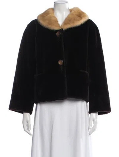Pre-owned Vintage - Unbranded Vintage Fur Faux Fur Jacket In Black