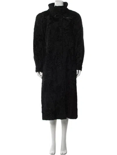 Pre-owned Vintage - Unbranded Vintage Fur Faux Fur Vest In Black