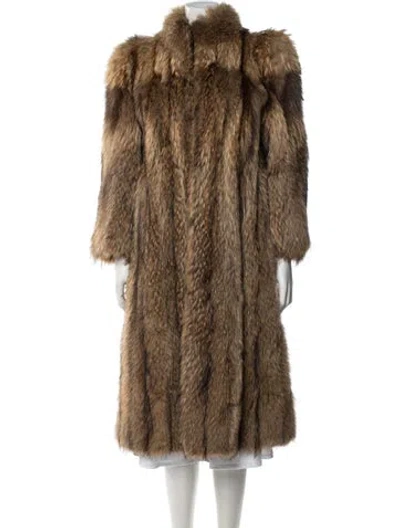 Pre-owned Vintage - Unbranded Vintage Fur Fur Coat In Multi