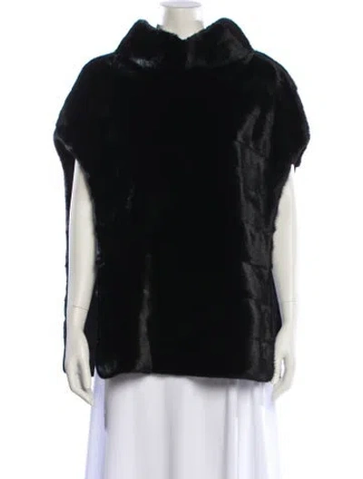 Pre-owned Vintage - Unbranded Vintage Fur Jacket In Black