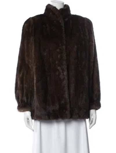 Pre-owned Vintage - Unbranded Vintage Fur Jacket In Brown