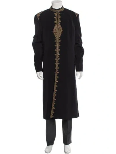 Pre-owned Vintage - Unbranded Vintage Graphic Print Overcoat In Multi