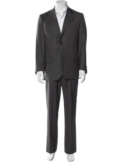 Pre-owned Vintage - Unbranded Vintage Ing Tasmanian Super 130's Two-piece Blazer In Gray
