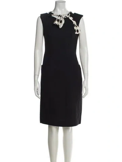 Pre-owned Vintage - Unbranded Vintage Knee-length Dress In Black