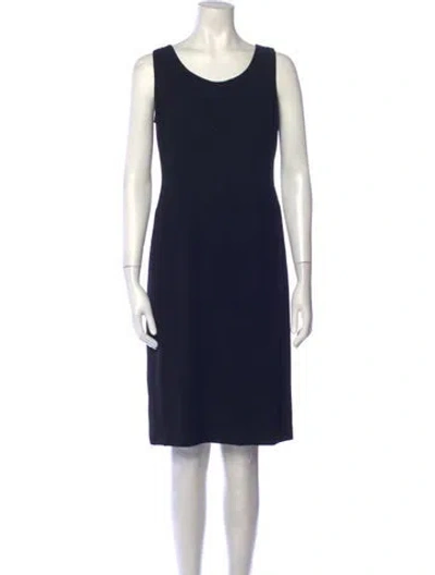 Pre-owned Vintage - Unbranded Vintage Knee-length Dress In Black