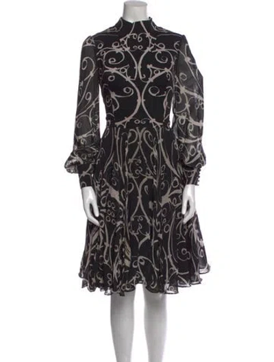 Pre-owned Vintage - Unbranded Vintage Knee-length Dress In Black