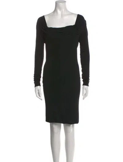 Pre-owned Vintage - Unbranded Vintage Knee-length Dress In Black