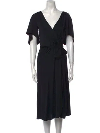 Pre-owned Vintage - Unbranded Vintage Knee-length Dress In Black
