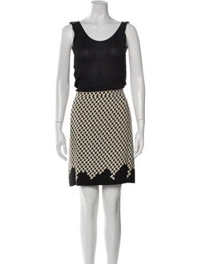 Pre-owned Vintage - Unbranded Vintage Knee-length Dress In Black