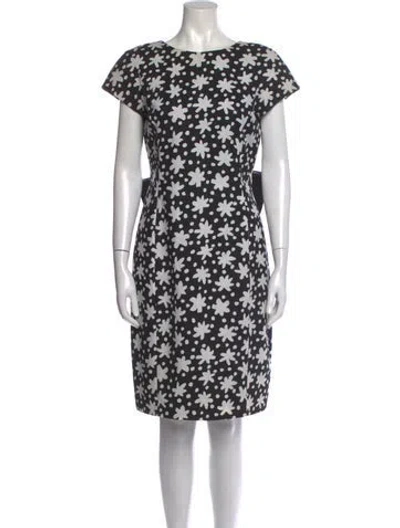 Pre-owned Vintage - Unbranded Vintage Knee-length Dress In Black