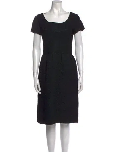 Pre-owned Vintage - Unbranded Vintage Knee-length Dress In Black