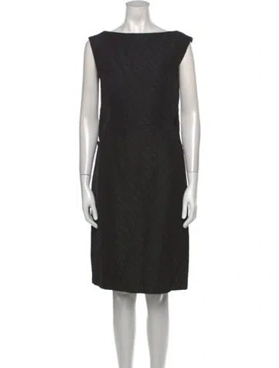 Pre-owned Vintage - Unbranded Vintage Knee-length Dress In Black
