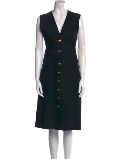 Pre-owned Vintage - Unbranded Vintage Knee-length Dress In Black