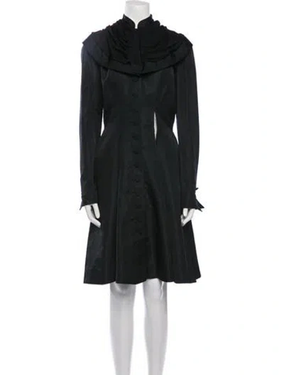 Pre-owned Vintage - Unbranded Vintage Knee-length Dress In Black