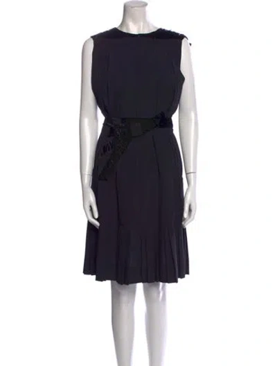Pre-owned Vintage - Unbranded Vintage Knee-length Dress In Black