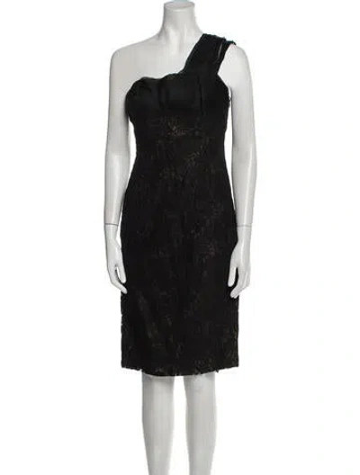 Pre-owned Vintage - Unbranded Vintage Knee-length Dress In Black