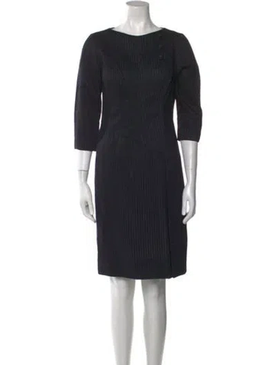 Pre-owned Vintage - Unbranded Vintage Knee-length Dress In Black