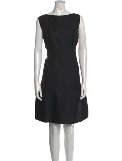 Pre-owned Vintage - Unbranded Vintage Knee-length Dress In Black