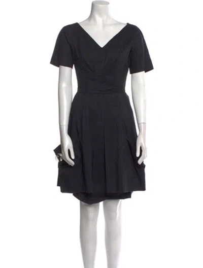 Pre-owned Vintage - Unbranded Vintage Knee-length Dress In Black