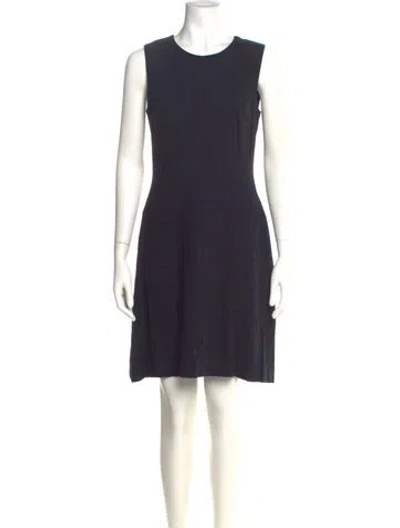 Pre-owned Vintage - Unbranded Vintage Knee-length Dress In Blue