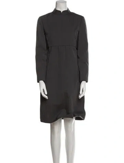 Pre-owned Vintage - Unbranded Vintage Knee-length Dress In Gray