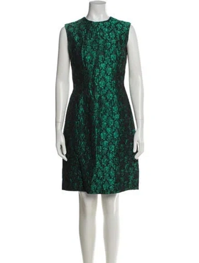 Pre-owned Vintage - Unbranded Vintage Knee-length Dress In Green
