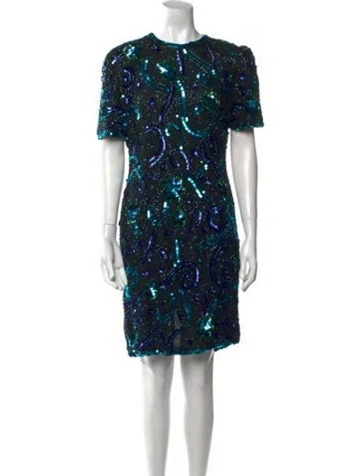 Pre-owned Vintage - Unbranded Vintage Knee-length Dress In Multi