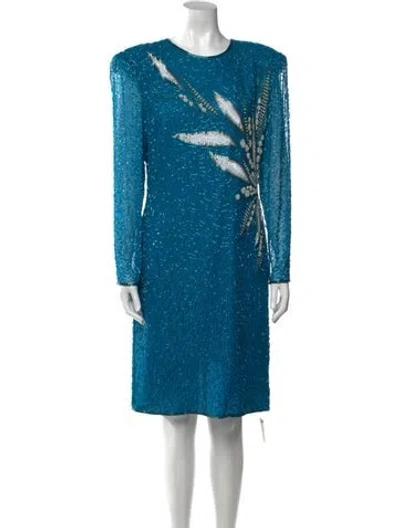 Pre-owned Vintage - Unbranded Vintage Knee-length Dress In Multi