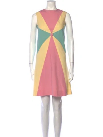 Pre-owned Vintage - Unbranded Vintage Knee-length Dress In Multi
