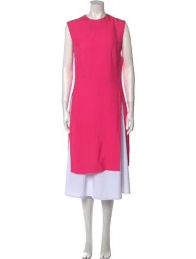 Pre-owned Vintage - Unbranded Vintage Knee-length Dress In Pink