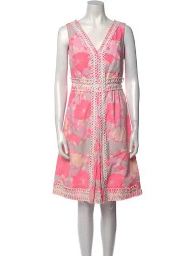 Pre-owned Vintage - Unbranded Vintage Knee-length Dress In Pink