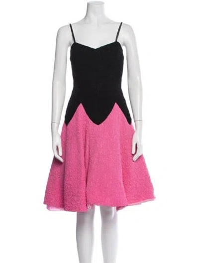 Pre-owned Vintage - Unbranded Vintage Knee-length Dress In Pink