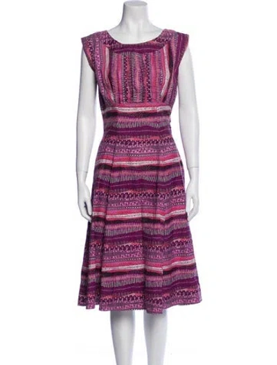 Pre-owned Vintage - Unbranded Vintage Knee-length Dress In Purple