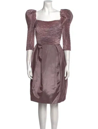 Pre-owned Vintage - Unbranded Vintage Knee-length Dress In Purple