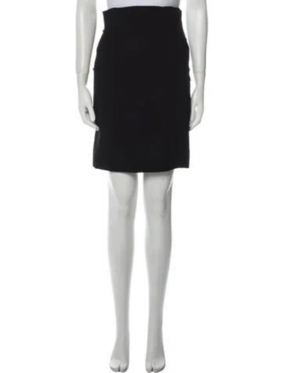 Pre-owned Vintage - Unbranded Vintage Knee-length Skirt In Black
