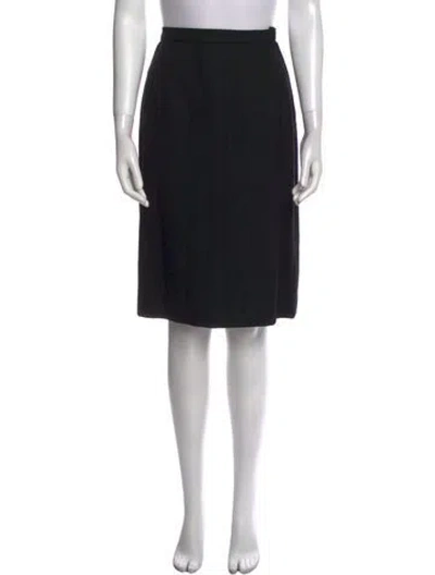 Pre-owned Vintage - Unbranded Vintage Knee-length Skirt In Black