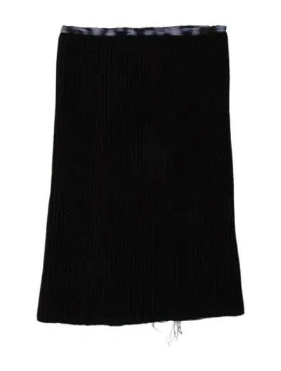 Pre-owned Vintage - Unbranded Vintage Knee-length Skirt In Black