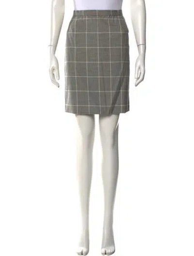 Pre-owned Vintage - Unbranded Vintage Knee-length Skirt In Gray